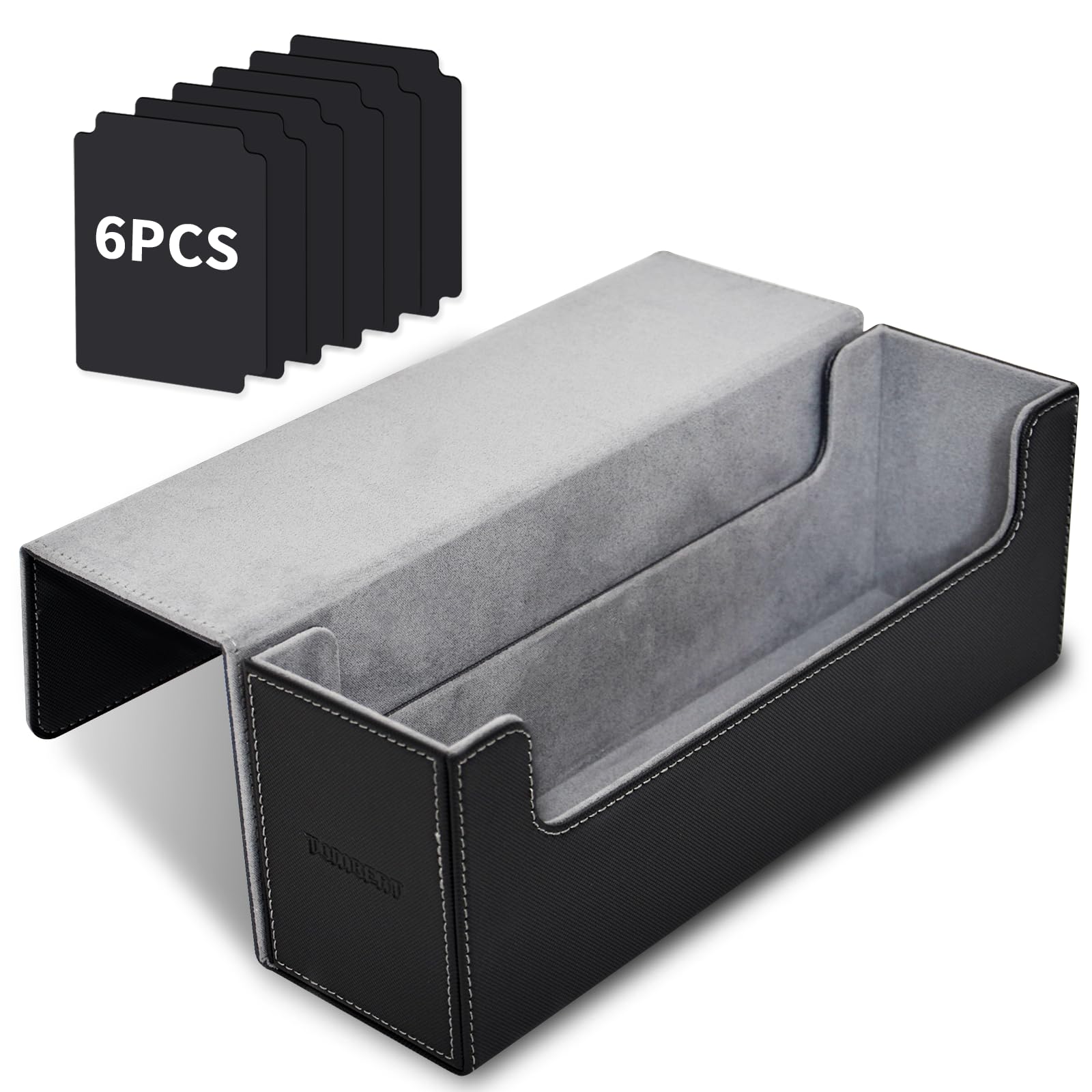 tombert Premium Deck Box Case for MTG PTCG, Large Capacity with 6 Dividers, Fits 800+ Sleeveless Cards or 500+ Sleeved Cards TCG