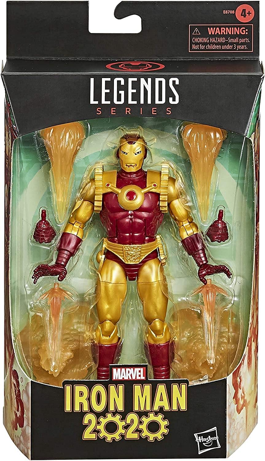 Marvel Hasbro Legends Series Iron Man 6-inch Collectible Action Figure Iron Man 2020 Toy  enhanced Design and 8 Accessories  Ages 4 and Up