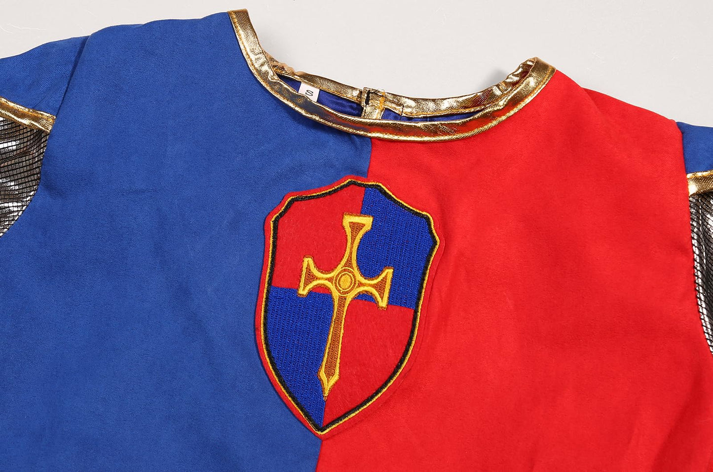 SIZGAROOT Knight Costume Kids Boys Medieval Knight Costume Halloween Party Dress Up (6-7 Years)