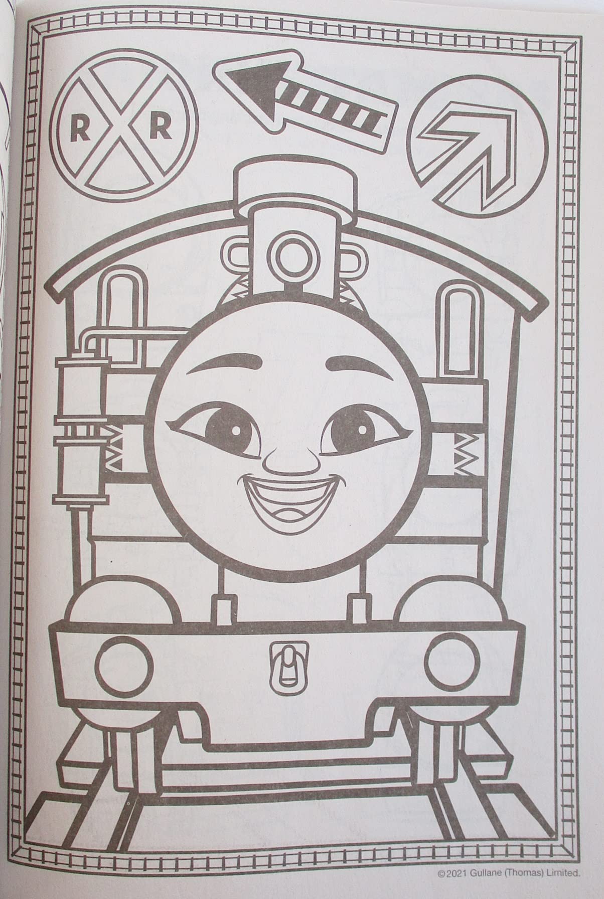 Thomas Coloring And Activity Book With Friends Stand-Up Character On Back - 80 Pages