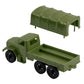 TimMee Plastic Army Men Trucks - OD Green M34 Deuce and a Half Cargo Vehicles US Made