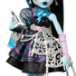 Monster High Scary Sweet Birthday Doll  Frankie Stein in Black Party Dress with Themed Accessories Like Invite  Balloon  Toy  Lipstick and More