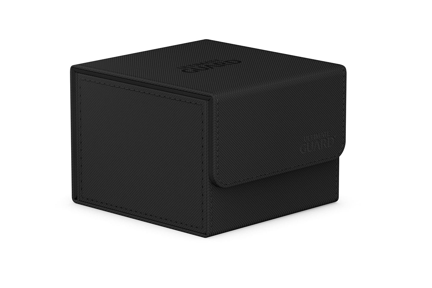 Ultimate Guard Sidewinder 133+, Deck Box For 133 Double-Sleeved Tcg Cards, Black, Magnetic Closure & Microfiber Inner Lining For Secure Storage