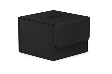 Ultimate Guard Sidewinder 133+, Deck Box For 133 Double-Sleeved Tcg Cards, Black, Magnetic Closure & Microfiber Inner Lining For Secure Storage