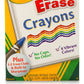 Crayola Washable Dry Erase Crayons (8ct), Includes Eraser Mitt & Sharpener, Classroom Supplies for Teachers