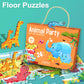 Jumbo Floor Puzzle for Kids, Large Jigsaw Puzzles 24 Piece for Kids Ages 3-5,Preschool Learning & Education Toys, Gifts for 4-8