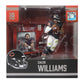 McFarlane Toys NFL Caleb Williams 7" Figure - Chicago Bears, Blue, Plastic, Model 787926103830