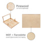 Becko US 1000-pc Jigsaw Puzzle Board with Stand, Flannel Surface, 30.3 x 22.3 inches, Model WGPTJ