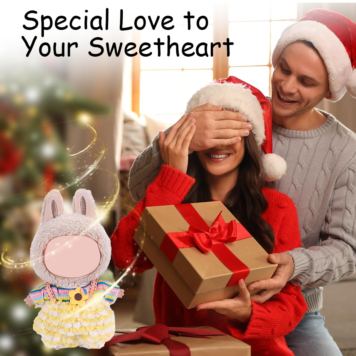 17cm Doll Clothes Set  enhanced Jeans & Knitted Sweater Outfit for 17cm 15cm Dolls  Cute Dress Up Fashion  No Doll Included (Colorful  17cm/15cm)