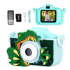 Snowall Kids Camera Toys With Green Dinosaur Camera For Kids,Cute Portable Little Boys Gifts Kids Camera Toys For 3-12 Years Old
