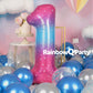 Rainbowq 1 Number Balloon 40 Inch For Boy Or Girl Big Starry 0-9 Foil Mylar Large Balloon Number 1 Happy 1St Birthday Party Anni