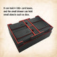 Aegis Guardian Commander Deck Box Hold 600+ Sleeved Cards, Card Deck Box With 2 Dice Tray Fit For Tcg Mtg Ccg, Holds Up To 4 Car