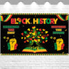 Black History Month Decorations Backdrop Banner Black Large History Bunting Photography Supplies African American Party Garland 