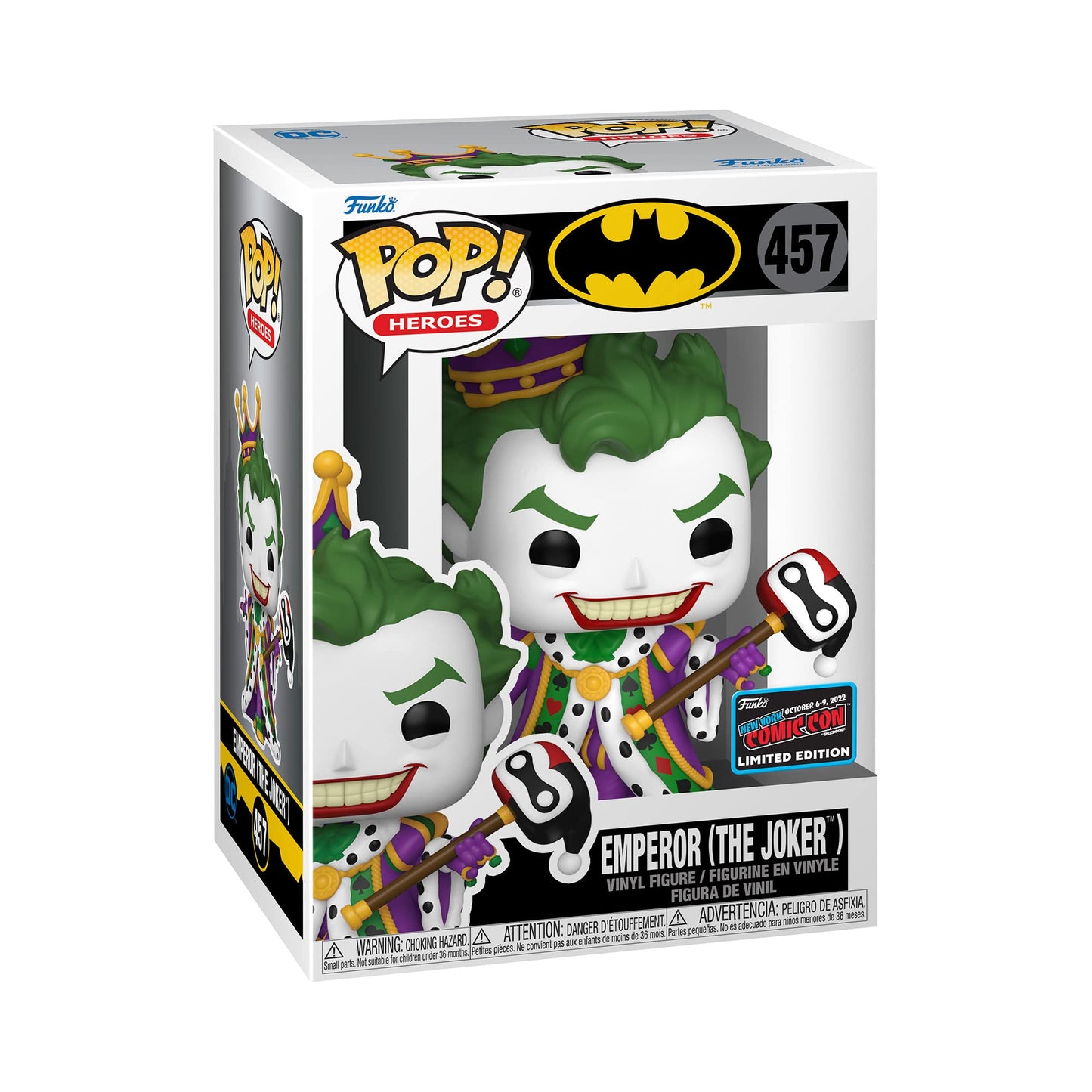 DC Comics - Funko Pop! Emperor Joker NYCC 2022 US limited availability #457 Vinyl 67034