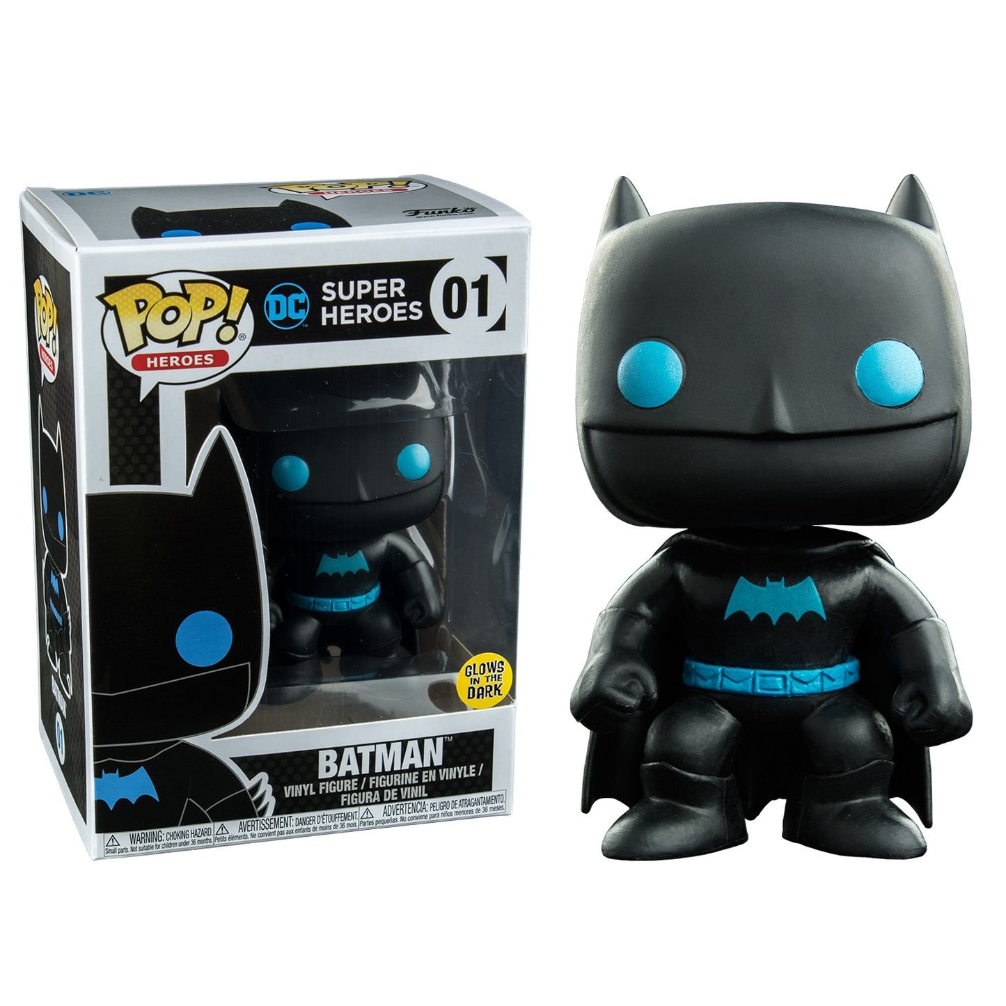 Justice League Batman Silhouette Gitd Pop! Figure - Ee Excl.