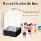 Foilswirl 144 Pieces 12Mm 6 Sided Mini Dice Set For School Classroom Table Games Marble Two Colors D6 Game Standard Dice With Po