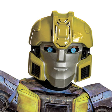Disguise B127 Transformers One Costume, Official Transformers Animated Movie Bumblebee Muscle Costume For Kids, Child Size (4-6)