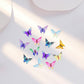 WOZADU 200 PCS Mini Resin Butterfly Figurines for Crafts Luminous Tiny Resin Animal Miniature Things for Dollhouse Fairy Garden Micro Landscaping Decoration Cake Toppers Decor