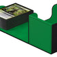 Ultimate Guard Sidewinder Synergy 100+, Deck Box For 100 Double-Sleeved Tcg Cards, Black/Green, Magnetic Closure & Microfiber In