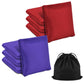 TINDTOP Bean Bags for Tossing(3.9 * 3.9inch  100g/3.5oz)  8 Pack Cornhole Outdoor Toss Gaming Colorful Canvas Bean Bags Carnival Games Kids Beanbags tossing Games