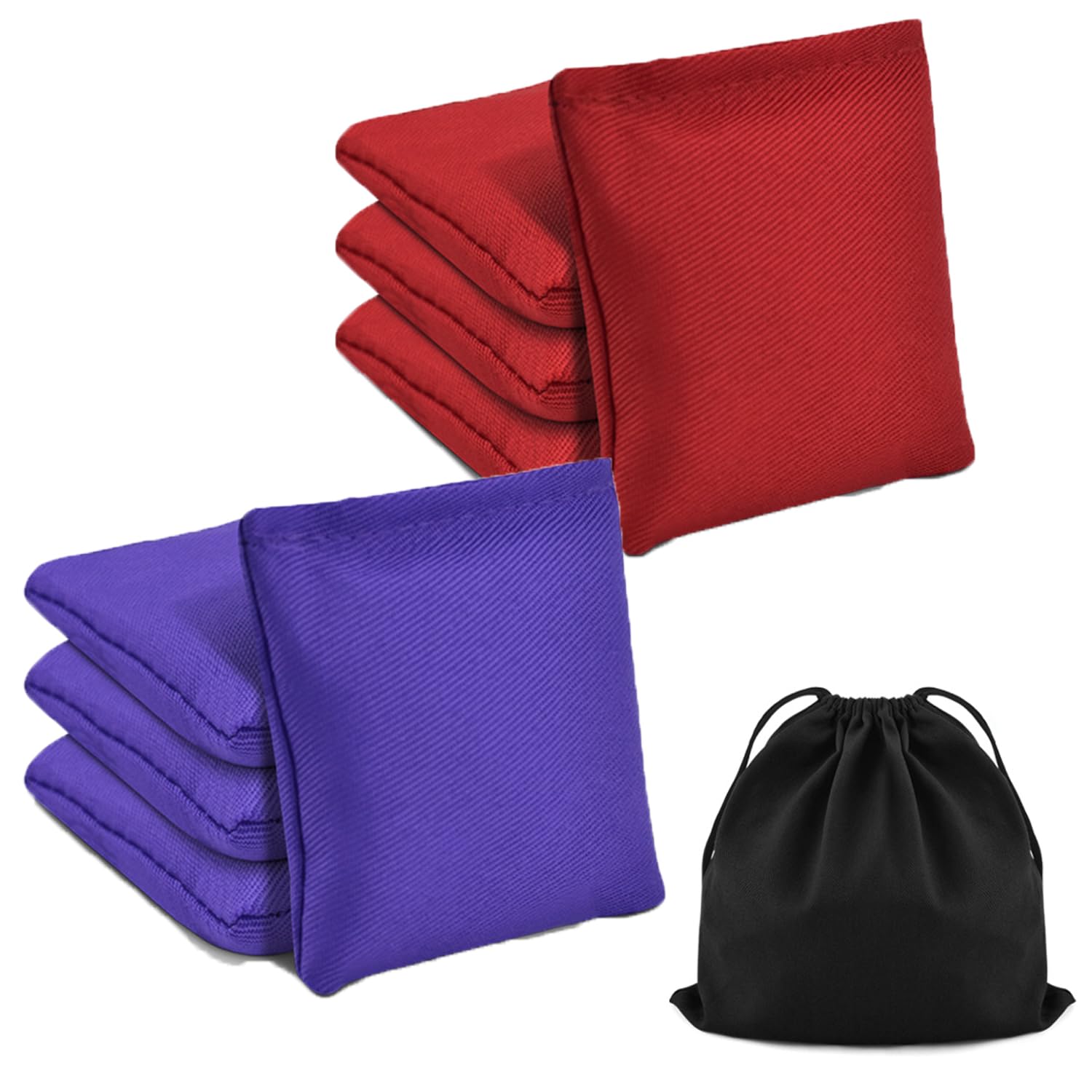TINDTOP Bean Bags for Tossing(3.9 * 3.9inch  100g/3.5oz)  8 Pack Cornhole Outdoor Toss Gaming Colorful Canvas Bean Bags Carnival Games Kids Beanbags tossing Games