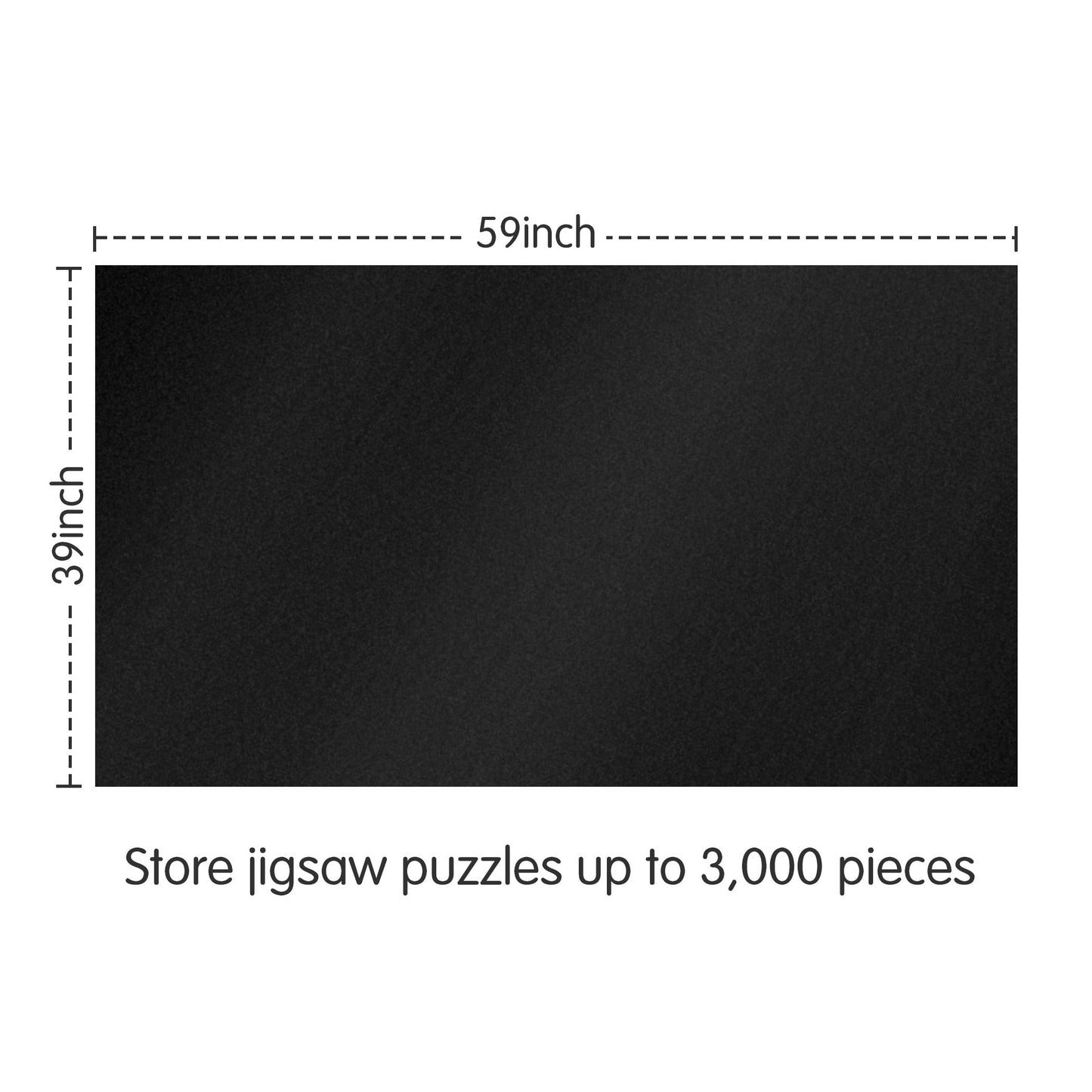 Lavievert Giant Jigsaw Puzzle Mat Roll Up  Portable Puzzle Board for mature-themeds  Large Felt Mat Storage Keeper Holder Saver for Games Up to 3000 Pieces