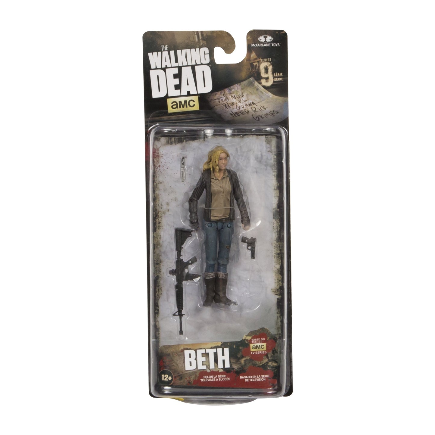 McFarlane Toys The Walking Dead Series 9 Beth Greene Action Figure, Plastic, Model 14632-5