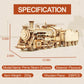 Rowood Model Cars To Build For Adults, 3D Wooden Puzzle For Teens, Scale Mechanical Model Train Building Kits - Prime Steam Express