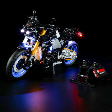 YEABRICKS LED Light for Lego-42159 Technic Yamaha MT-10 SP Building Blocks Model (Lego Set NOT Included)