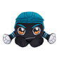 Bleacher Creatures San Jose Sharks Plush Hockey Puck - 8" Soft Chibi Doll, Crystal Velboa Polyester, K8-NHL-SHA-PCK