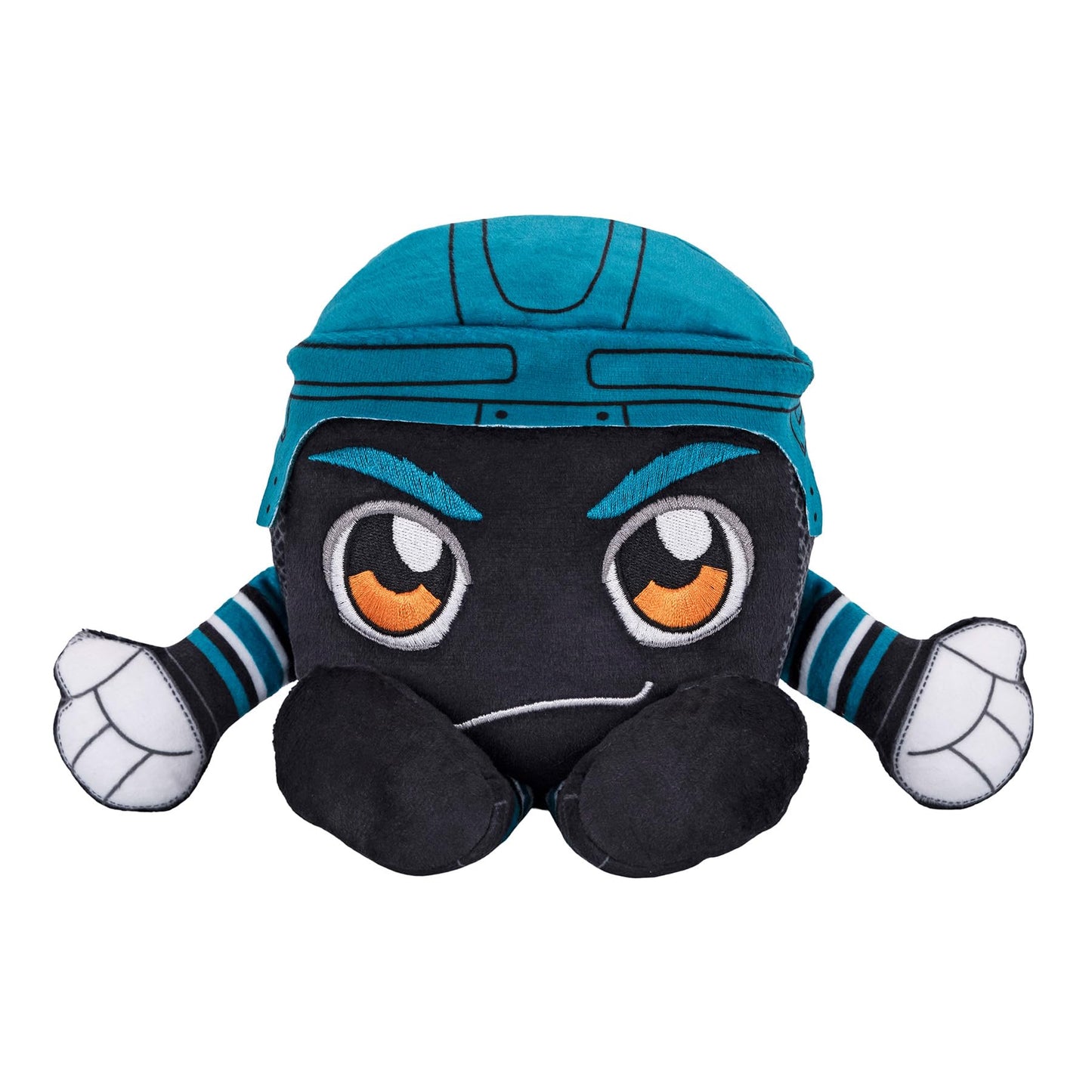 Bleacher Creatures San Jose Sharks Plush Hockey Puck - 8" Soft Chibi Doll, Crystal Velboa Polyester, K8-NHL-SHA-PCK