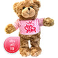 Jolitee Teddy Bear Stuffed Animal Big Sister Plush For Little Girls, Toddlers I'M A Big Sister Gift, 10 Inches