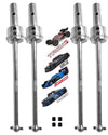 ARRCat Upgrades Part Drive Shaft for Arrma 1/8 Typhon 6s Blx,Infraction 6s Blx,Felony 6s Blx,Limitless Roller,4pcs Front Rear Dr