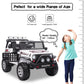 Sehomy 2 Seater Kids Ride On Car Truck With Remote, 12V Battery Powered Electric Car For Kids 3 - Spring Suspension, Led Lights,