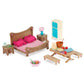 Lil Woodzeez - Sunshine Tiki Hut Beach Party Playset with 2 Posable Doll Figures, Storybook, & Miniature Beach Toys - Stackable