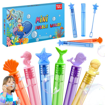 Tqu 18 Pack Bubble Wand Toys, Bubble Maker For Kids Party Favor, Summer Toy Birthday Favors For Boys Girls, Classroom Prizes Tre
