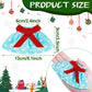 6 Pieces Santa Clothing Elf Dance Skirt Set Christmas Elf Skirts For Christmas Doll Holiday Decorations (Not Include Doll) (Classic Style)