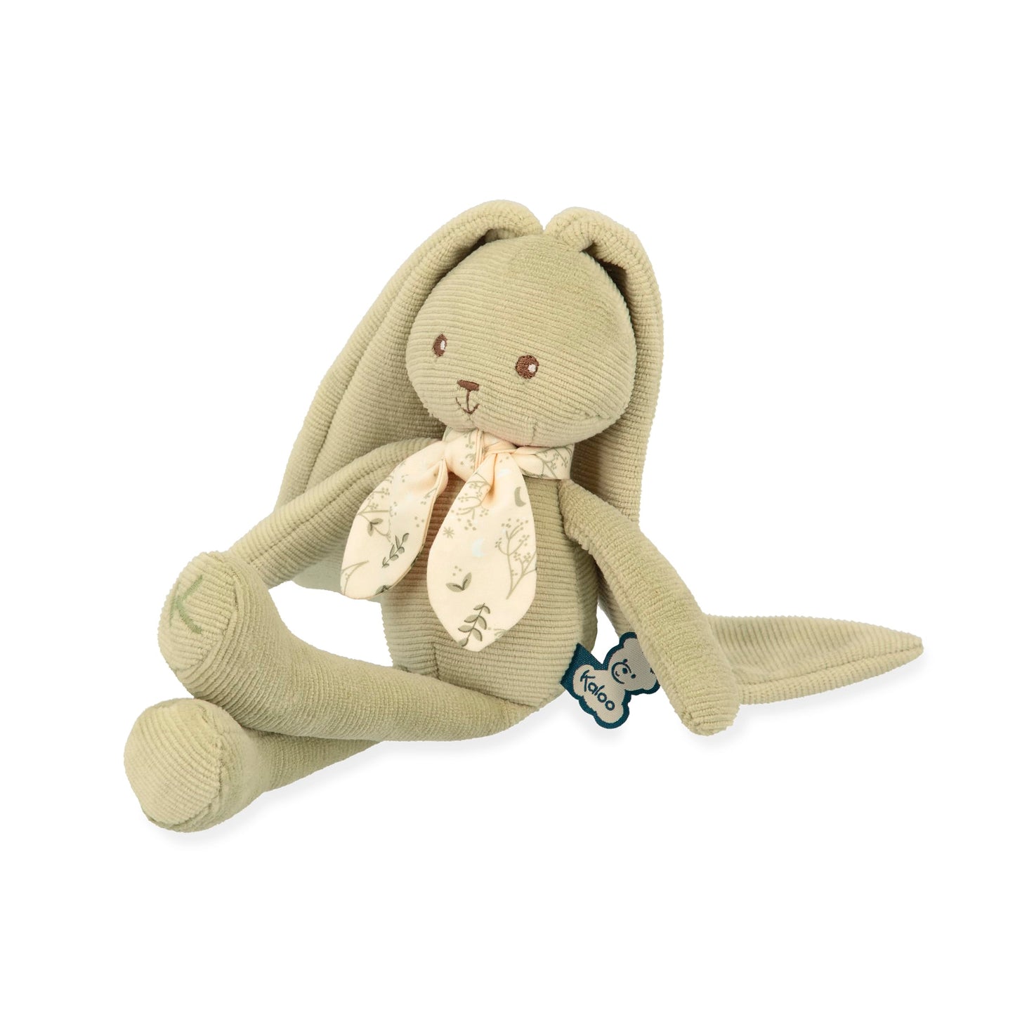 Kaloo Lapinoo My First Friend Corduroy Rabbit - Machine Washable - 10    Tall in Gift Box - Peach Ages 0+ - K218014
