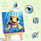 Reivworl Paint by Numbers Kit for Kids with Frame and Easel, Dolphin Paint by Number for Kids Age 6-8-12, Acrylic Paint by Numbe