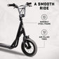 Mongoose Trace Youth Kick Scooter - Folding/Non-Folding, Lighted Air-Filled Wheels, Model R6331AZA, Black
