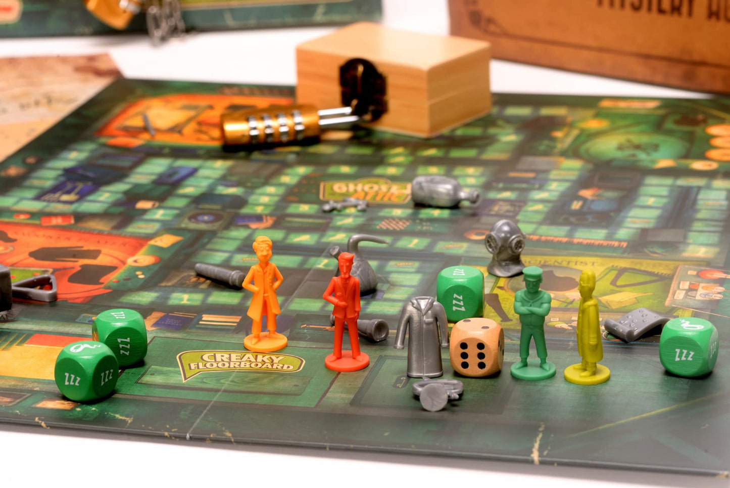 The Mystery Agency Haunted Escape Room Board Game - 1-6 Players, Age 12+, Multicolor, Model TMA002, Cardboard