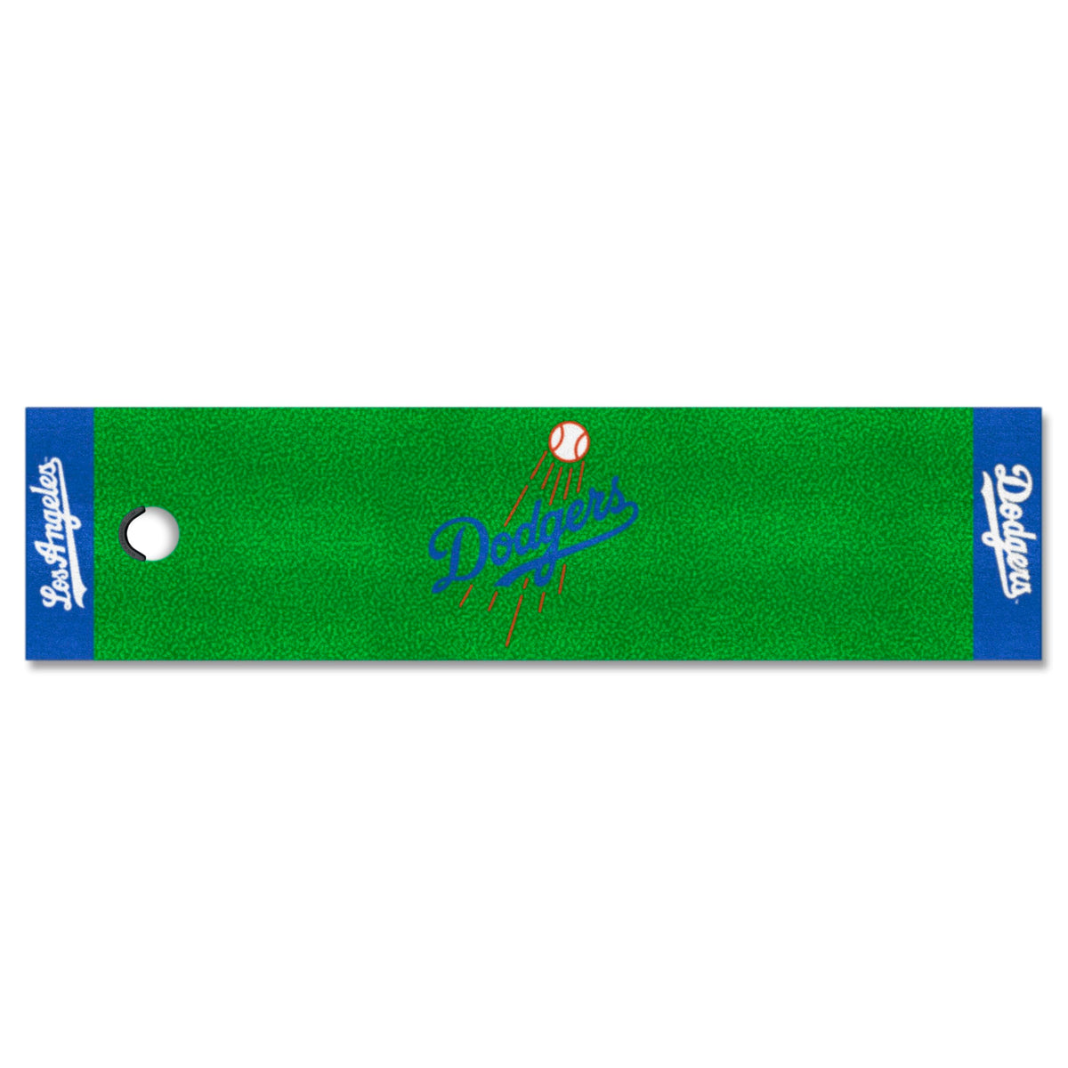 FANMATS - 9041 MLB Los Angeles Dodgers Nylon Face Putting Green Mat, 18x72