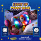 The Noodley Rainbow Lites Light Up Teddy Bear Stuffed Animal Plush Led Night Light Sleep Toy For Girls (16 Inch, Batteries Inclu
