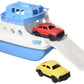 Green Toys Ferry Boat, Blue/White 4C - Pretend Play, Motor Skills, Kids Bath Toy Floating Vehicle. No Bpa, Phthalates, Pvc. Dishwasher Safe, Recycled Plastic, Made In Usa.