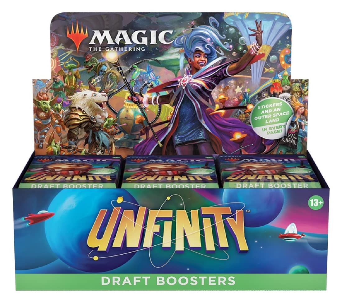 Wizards Of The Coast Magic: The Gathering Unfinity Draft Booster Box | 36 Packs + Box Topper (505 Magic Cards)