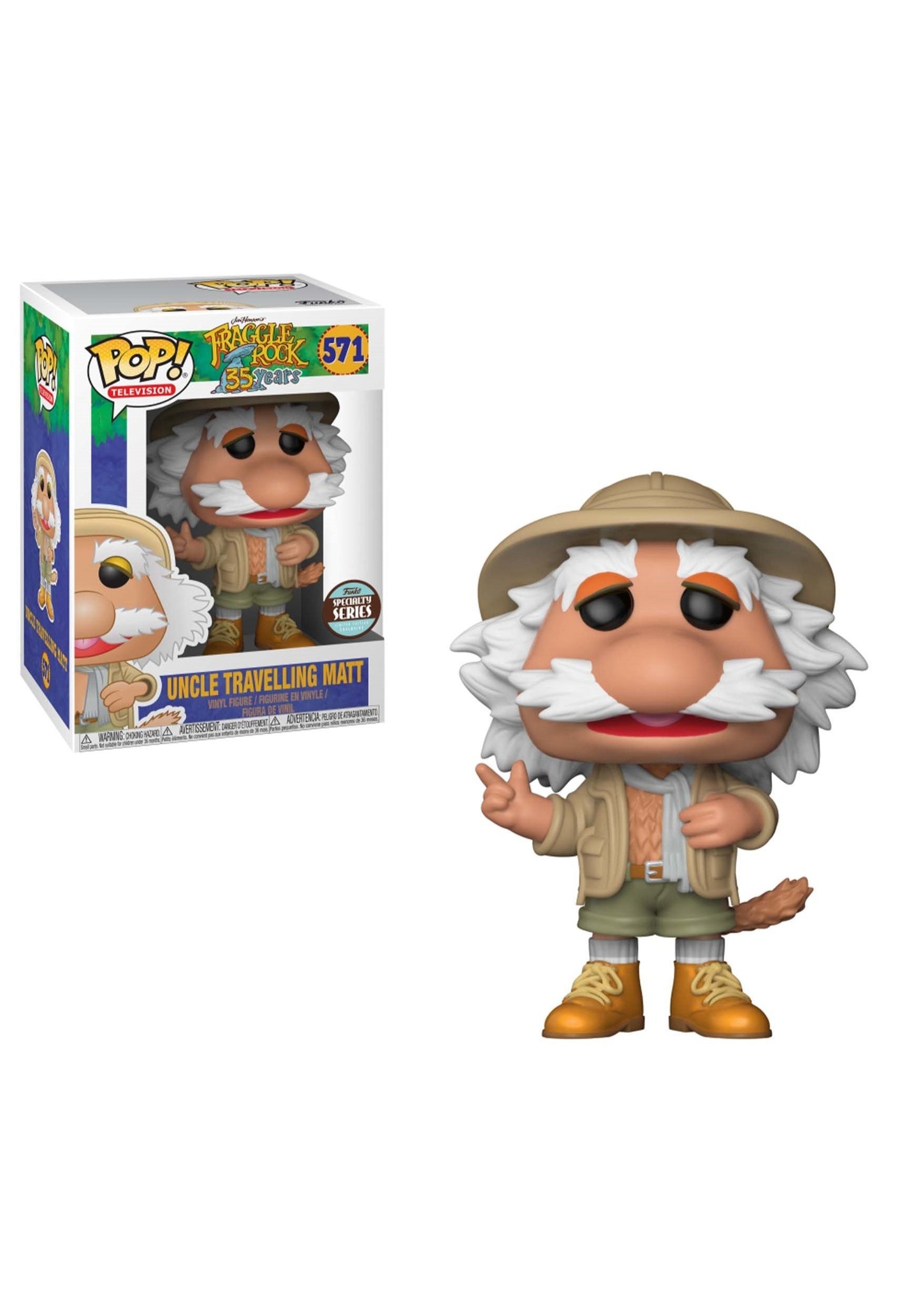 Funko Pop! Tv Fraggle Rock Traveling Matt 3.75' Specialty Series Figure