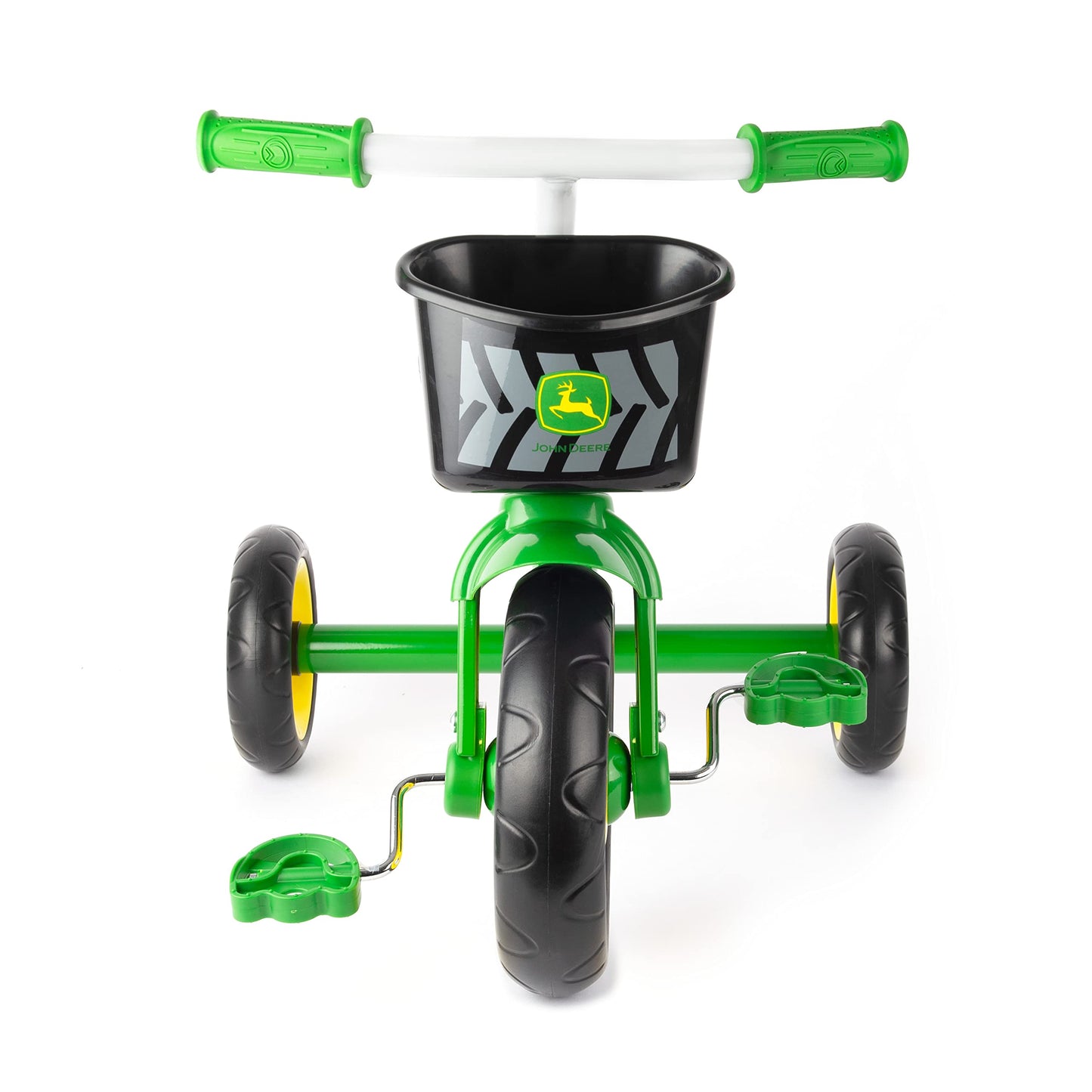 John Deere Tricycle for Kids, Heavy Duty Ride On Toy, Large Green, Alloy Steel, Model 46790, Ages 2 and Up