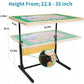 Builderbutler 1500Pcs Puzzle Table With Legs,34.25'' X 25.2''Wooden Jigsaw Puzzle Board With 4 Drawers & Cover,Height Adjustment
