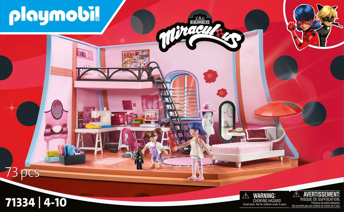 Playmobil Marinette's Loft Playset - One Size, Multicoloured Plastic, Model 71334