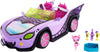 Monster High Toy Car, Ghoul Mobile with Pet & Cooler Accessories, Purple Doll-Sized Convertible with Spiderweb Details